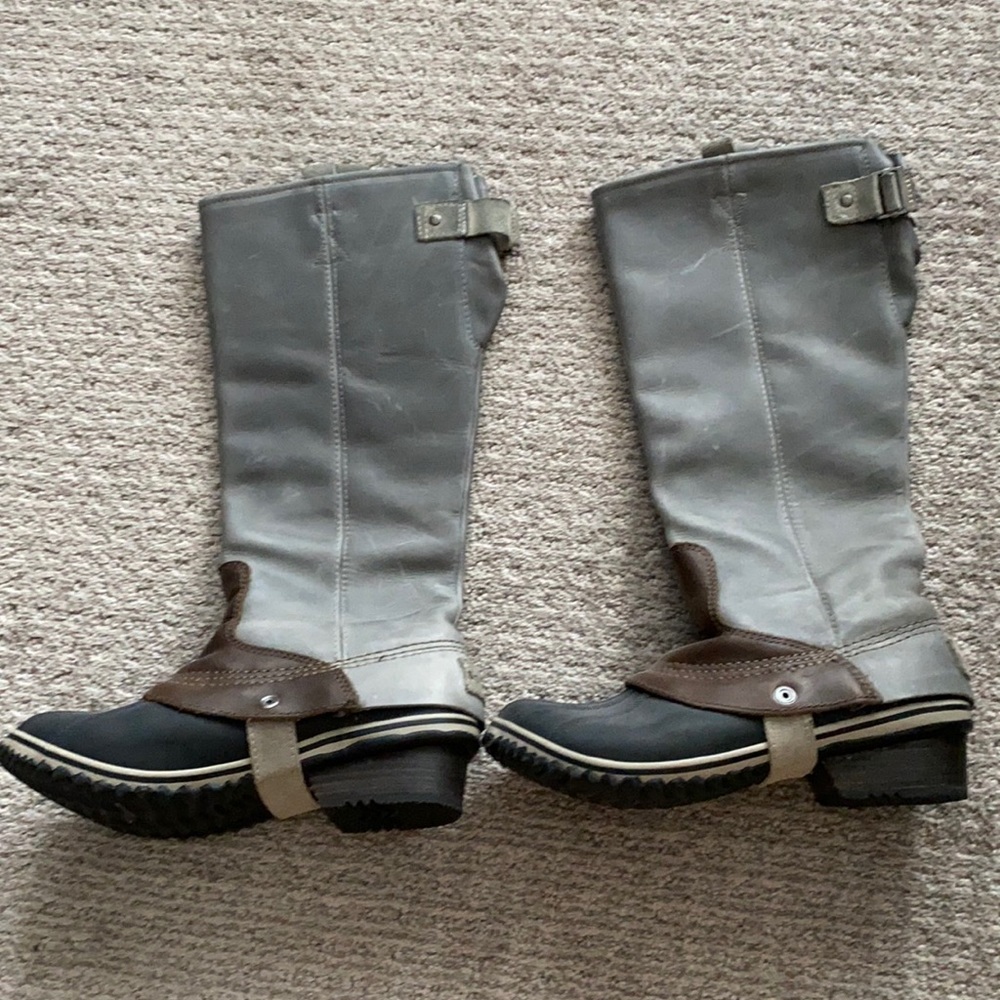 Sorel duck/leather boots